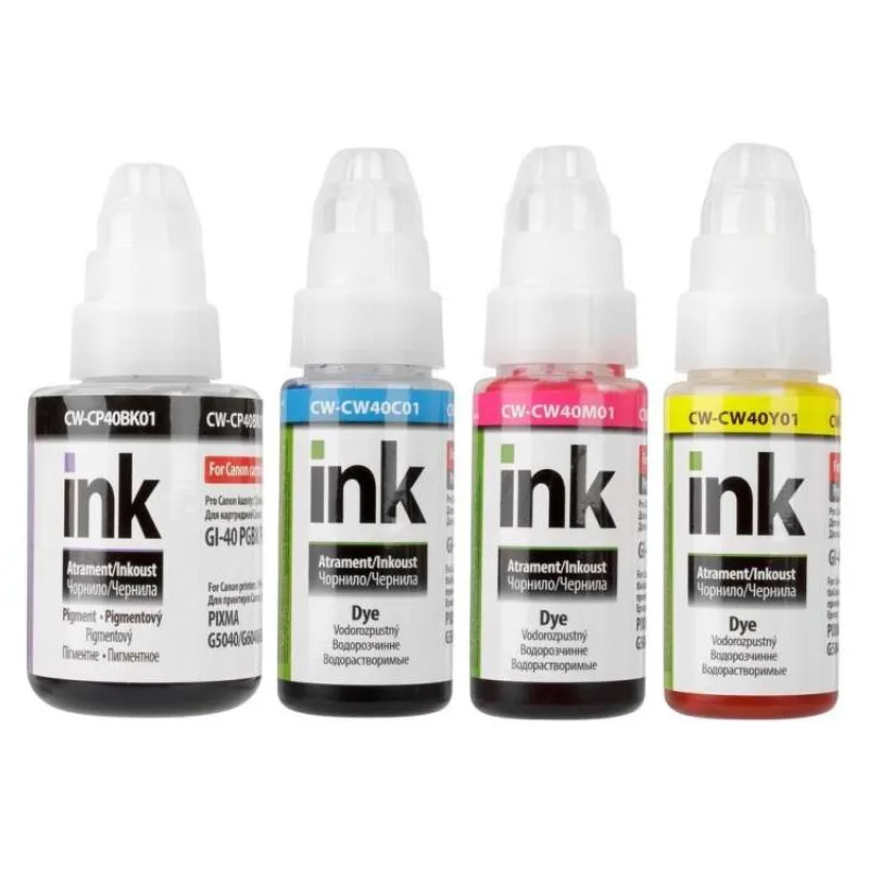 COLORWAY alternativní inkoustová náplň pro CANON / GI-40/ GI-46/ GM2040/ G5040/ G604/ 1x35ml 3x70ml Multipack (CW-CP40/CW40SET01)