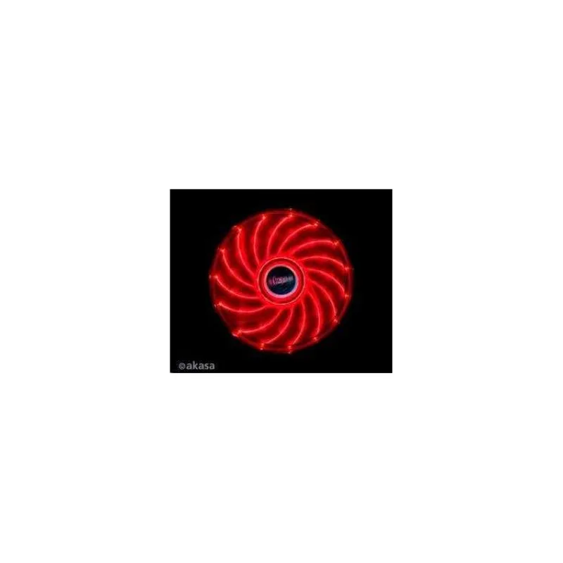 prídavný ventilátor Akasa Vegas LED 12 cm červená (AK-FN091-RD)