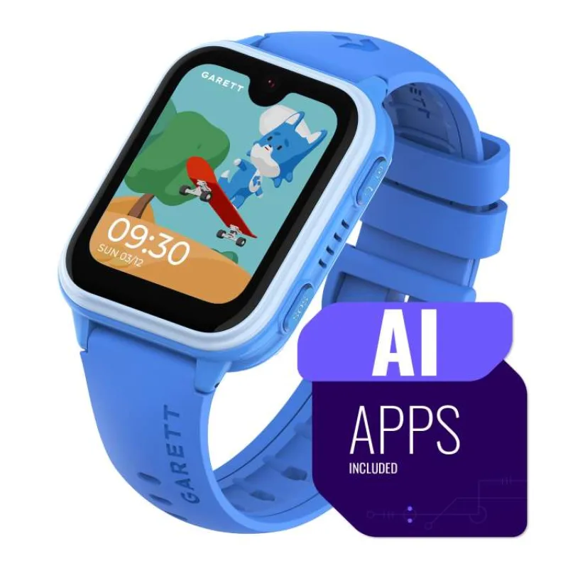 Garett Smartwatch Kids Vibe AI 4G AMOLED Blue (VIBE_AI_4G_BLU)