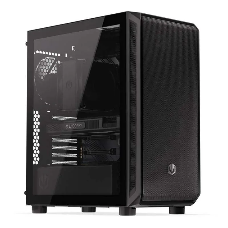 ENDORFY Case Arx 500 Air, Průhledná bočnice, ATX, 5x140mm, černá (EY2A010)