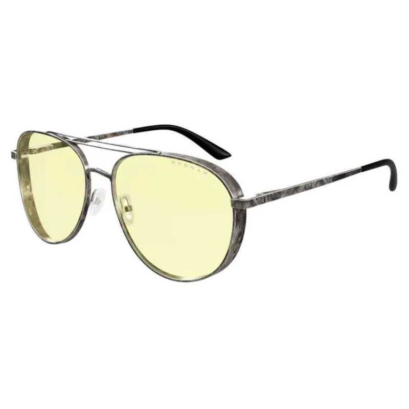 GUNNAR kancelářske/herní brýle FALLOUT BROTHERHOOD OF STEEL /GUNMETAL/ * jantárová skla * BLF 65 * GUNNAR focus (FAL-05001)