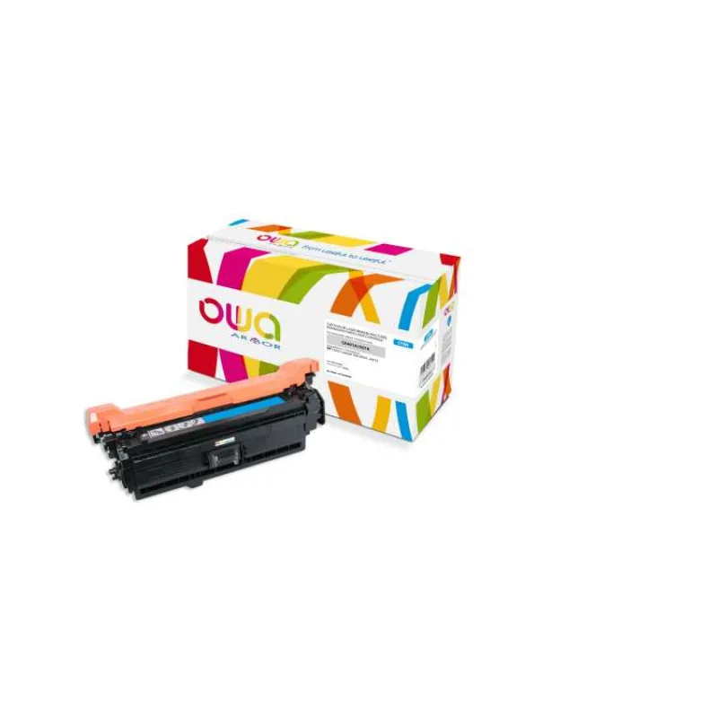 OWA Armor toner pre HP Color Laserjet Ese 500 M551, M575, 6000 strán, CE401A, modrá/cyan (K15538OW)