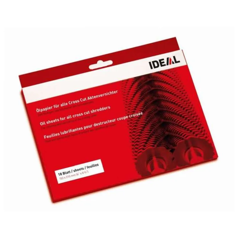 Čistenie olejového papiera pre skartovacie stroje (repebaoilsheet)