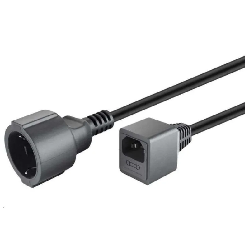 PremiumCord prodlužovací přívod 230V CEE 7/7 - IEC320 C14 / 20 cm (ppu1-01)