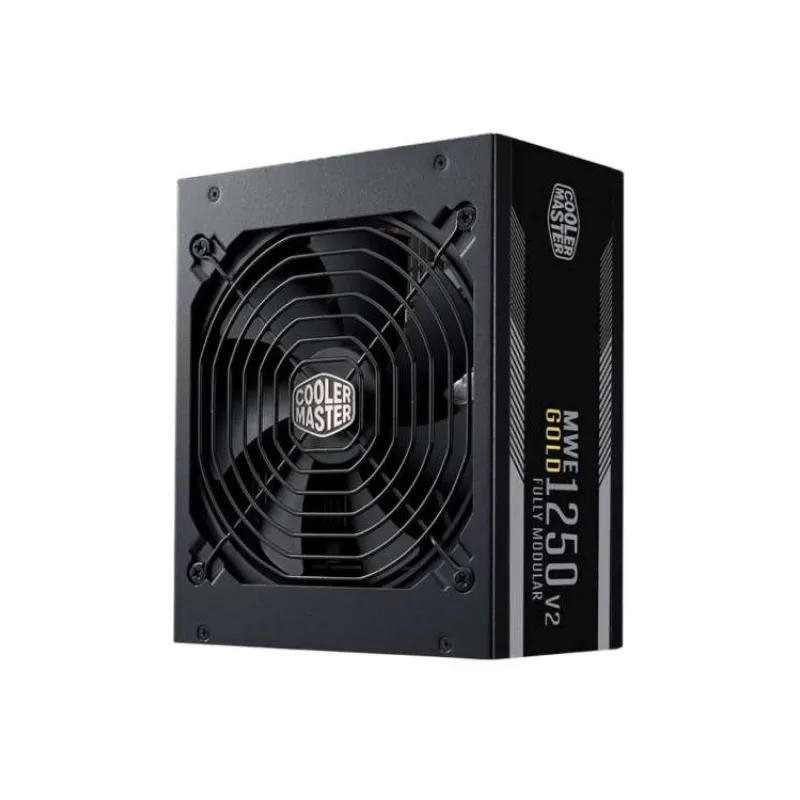 Cooler Master zdroj 1250W MWE Gold, 140mm, 80+ Gold, Plně modulární, ATX 3.1 (MPE-C501-AFCAG-3EEU)