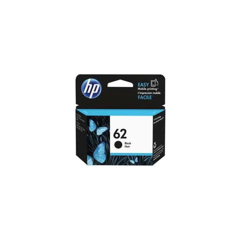 HP 62 Black Ink Cartridge, HP 62 Black Ink Cartridge (C2P04AE#301)