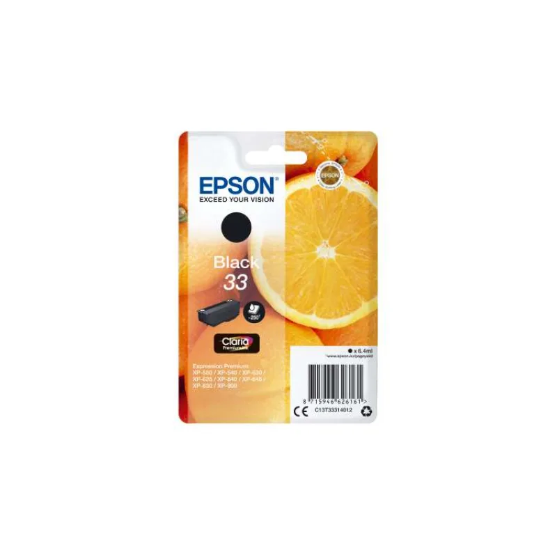 EPSON cartridge T3331 black (pomeranč) (C13T33314012)