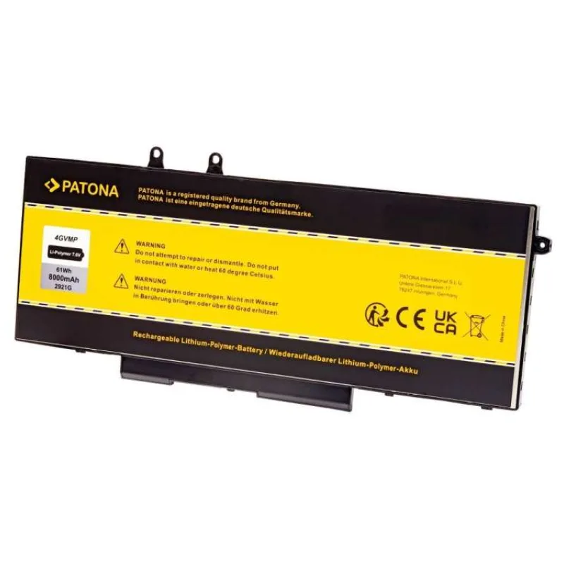 PATONA baterie pro ntb DELL Latitude 5400/5410/5510 8000mAh Li-Pol 7,6V 4GVMP, 3HWPP (PT2921)