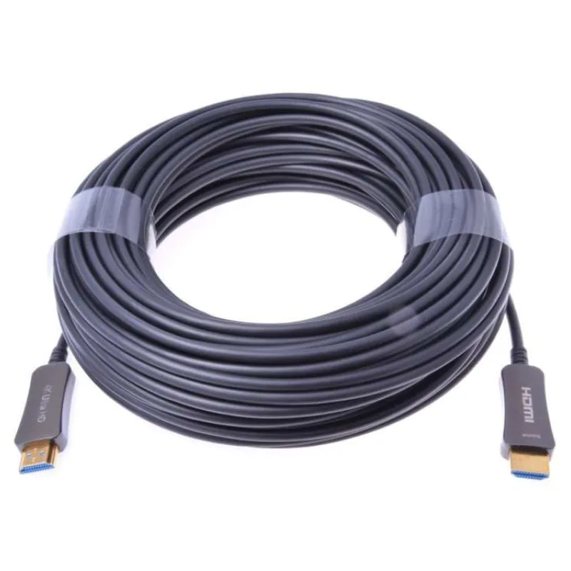 PremiumCord optický fiber HDMI High Speed with Ether. 4K@60Hz kabel 25m, M/M, zlacené konektory (kphdm2x25)