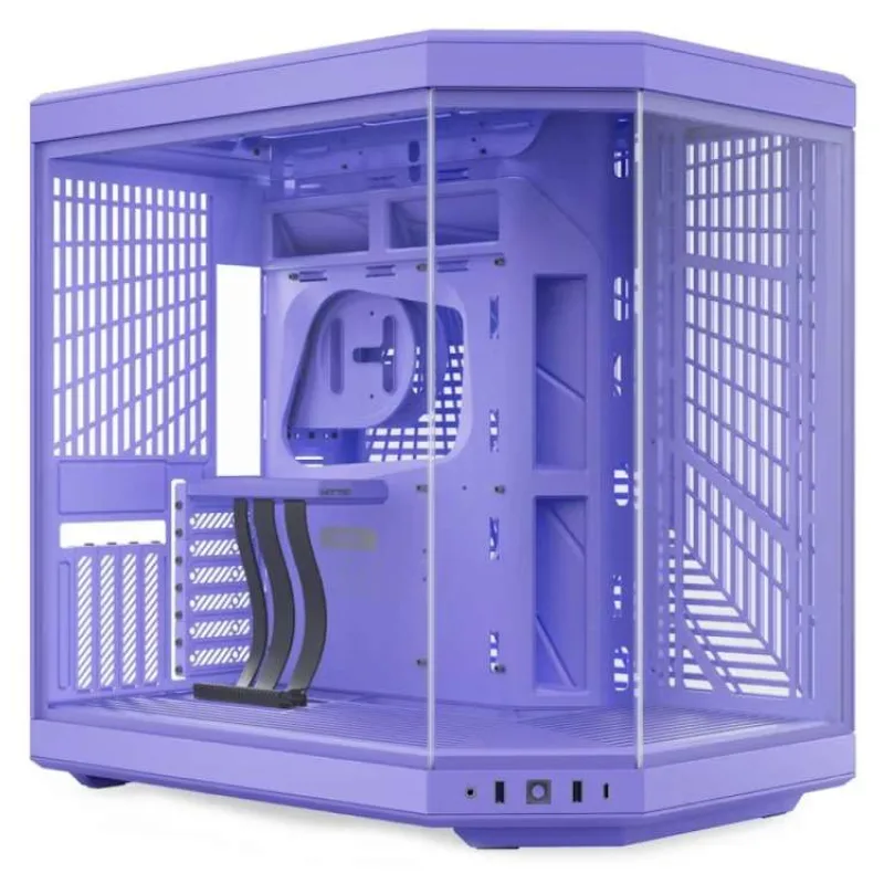 HYTE skříň Y70 Taro Milk / levé a přední sklo / Riser PCIe 4.0 / bez zdroje / 1x USB-C / 2x USB-A / (CS-HYTE-Y70-TM)