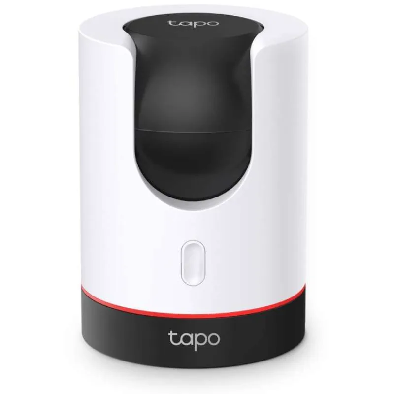 Pan/Tilt AI Home Security Wi-Fi Camera SPEC: 2K QHD (2560x1440), 2.4 GHz, Horizontal 360o FEATURE: Pan/Tilt, Smart AI D (Tapo C220)