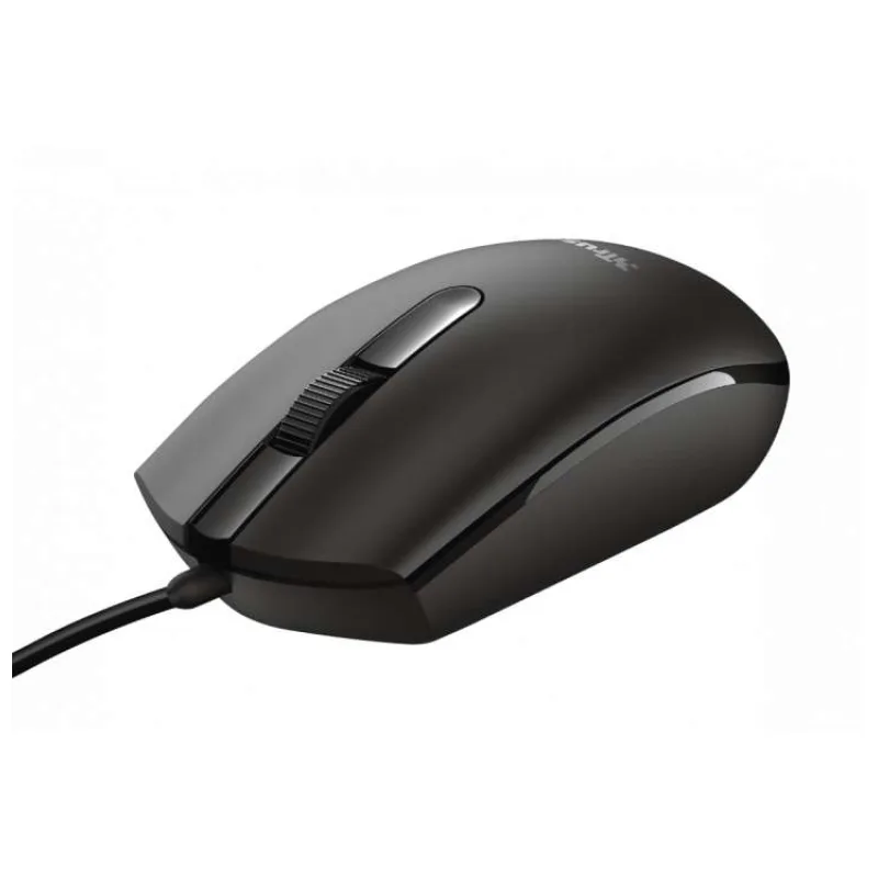 TRUST BASI/Kancelárska/Optická/1 200 DPI/Drôtová USB/Čierna (24271)