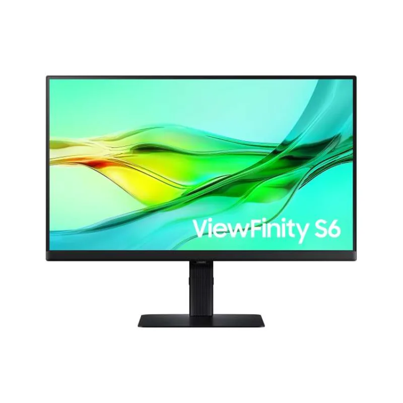 Samsung ViewFinity S6 (S60UD) 24" IPS LED 2560x1440 Mega DCR 5ms 350cd HDMI DP USB-C(90W) PIVOT cierny 100Hz (LS24D600UAUXEN)