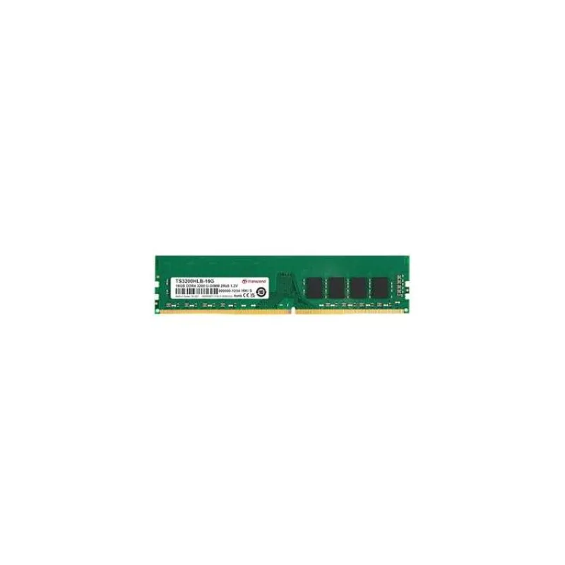 Transcend paměť 16GB DDR4 3200 U-DIMM 2Rx8 1Gx8 CL22 1.2V (TS3200HLB-16G)