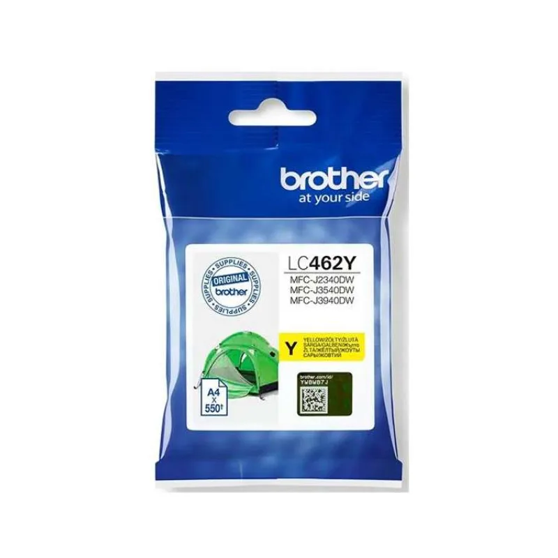 kazeta BROTHER LC-462 Yellow MFC-J2340DW/J3540DW/J3940DW (550 str.) (LC462Y)