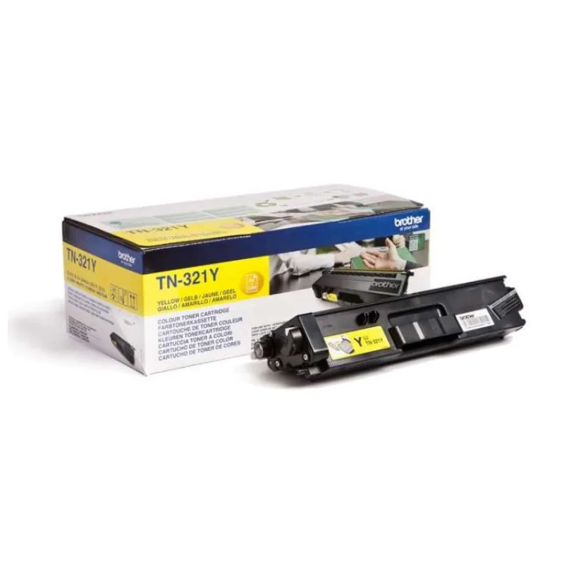 BROTHER tonerová kazeta TN-321Y/ DCP-L8400,L8450/ HL-L8250,L8350/ MFC-L8650,L8850/ 1500 stránek/ žlutý (TN321Y)