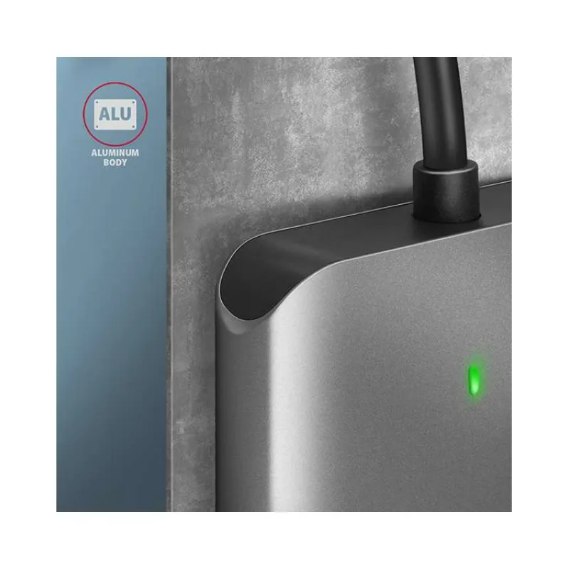 AXAGON CRE-S3, hliníková vysokorychlostní USB-A 3.2 Gen 1 čtečka paměťových karet. 3 sloty, UHS-II (CRE-S3)