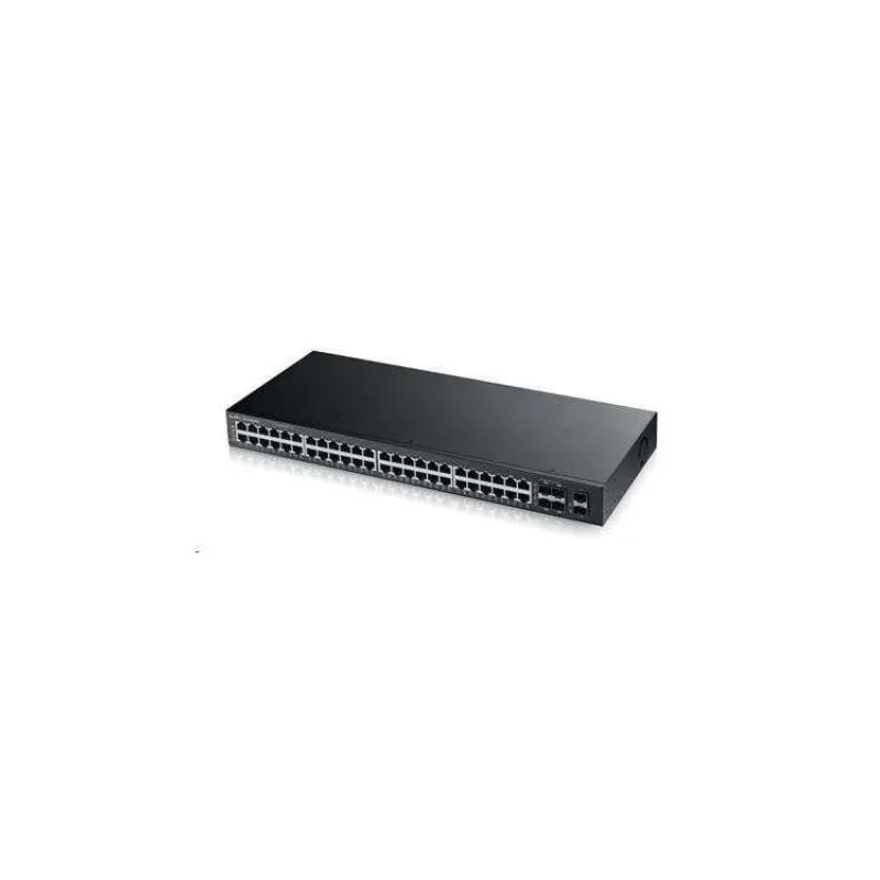 Zyxel GS1920-48v2, 48 Port Smart Managed Switch 48x Gigabit Copper and 4x Gigabit dual pers., hybrid mode, standalone or (GS1920-48V2-EU0101F)