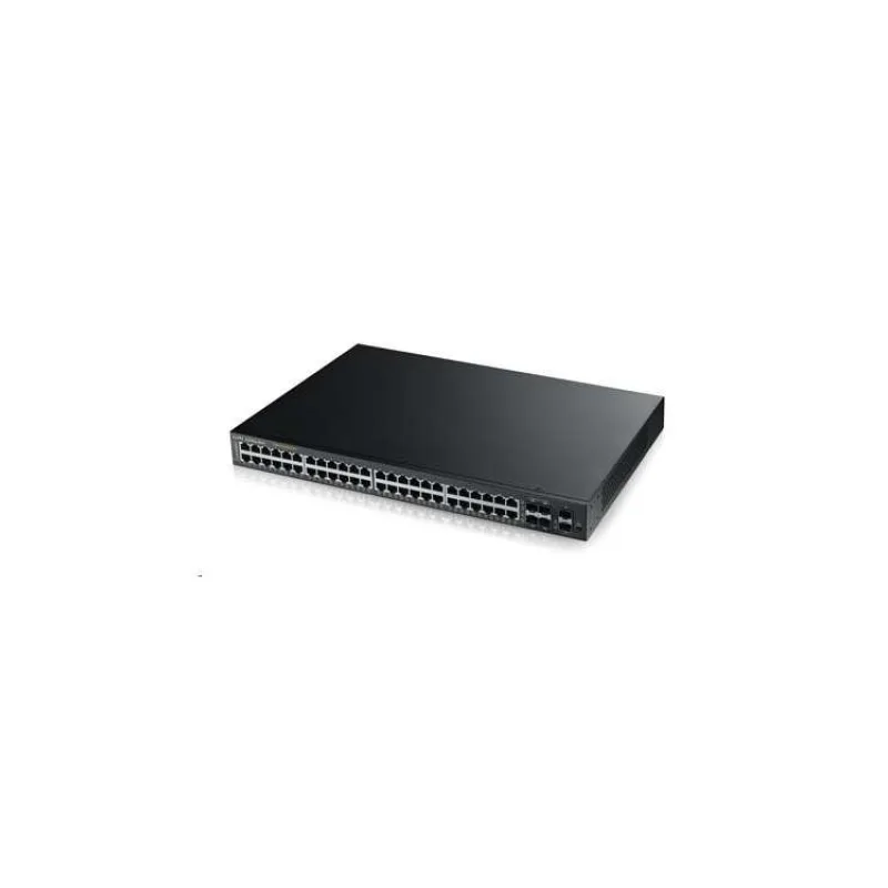 Zyxel GS1920-48HPv2, 52 Port Smart Managed PoE Switch 48x Gigabit Copper PoE and 4x Gigabit dual pers., hybrid mode (GS192048HPV2-EU0101F)