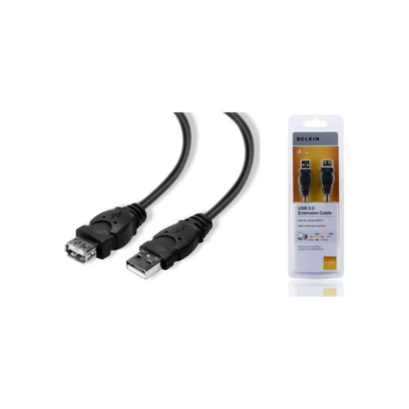 BELKIN USB 2.0 predlž. kábel A-A, štandard, 1.8 m (F3U153bt1.8M)