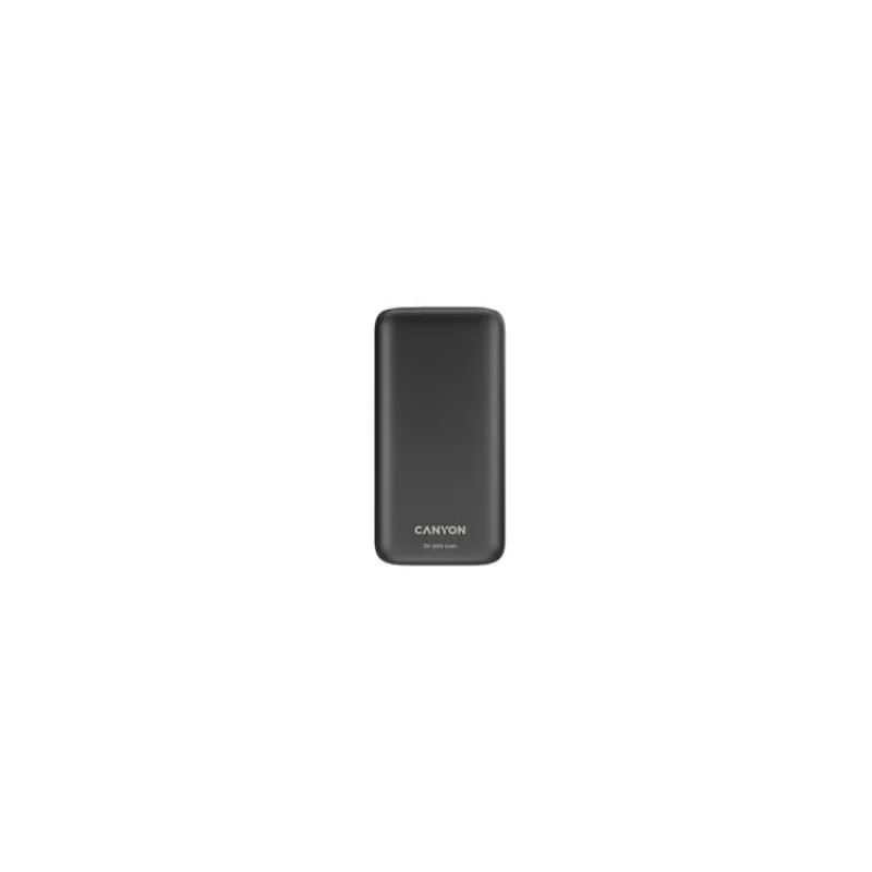 Canyon PB-301, Powerbank, Li-Pol, 30.000 mAh, Vstup 1x USB-C a 1x Micro-USB, výstup: 1x USB-C a 2x USB-A, čierna (CNE-CPB301B)