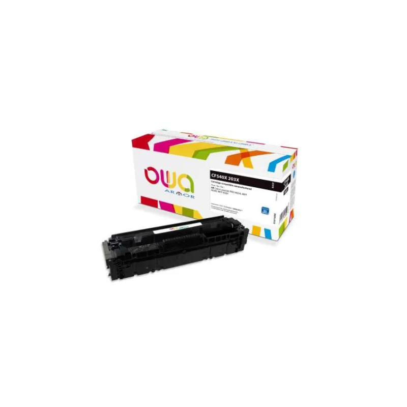 OWA Armor toner pre HP Color LaserJet Pro M254, M280, M281,203X BK,3200 str.čierna/čierna (CF540X BK) (K18116OW)