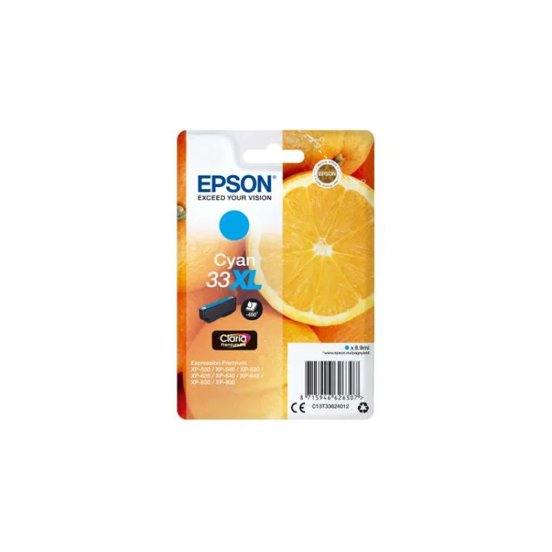 EPSON cartridge T3362 cyan XL (pomeranč) (C13T33624012)