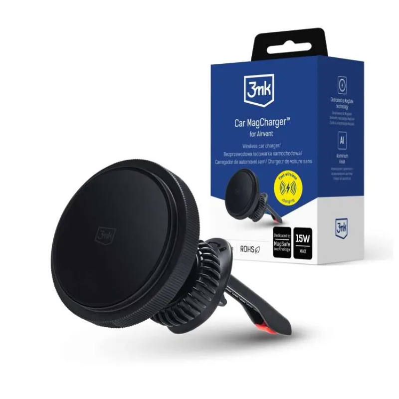 3mk držák do auta Car MagCharger™ for Airvent (5903108583428)