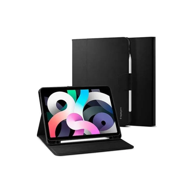 Spigen puzdro Liquid Air Folio Case pre iPad Air 11" M1/M2/M3 – Black (ACS02246)