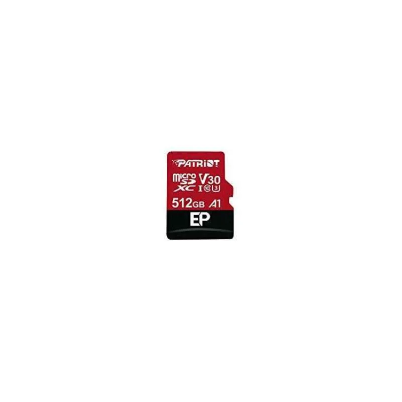 Patriot V30 A1/micro SDXC/512GB/UHS-I U3 / Class 10/+ Adaptér (PEF512GEP31MCX)