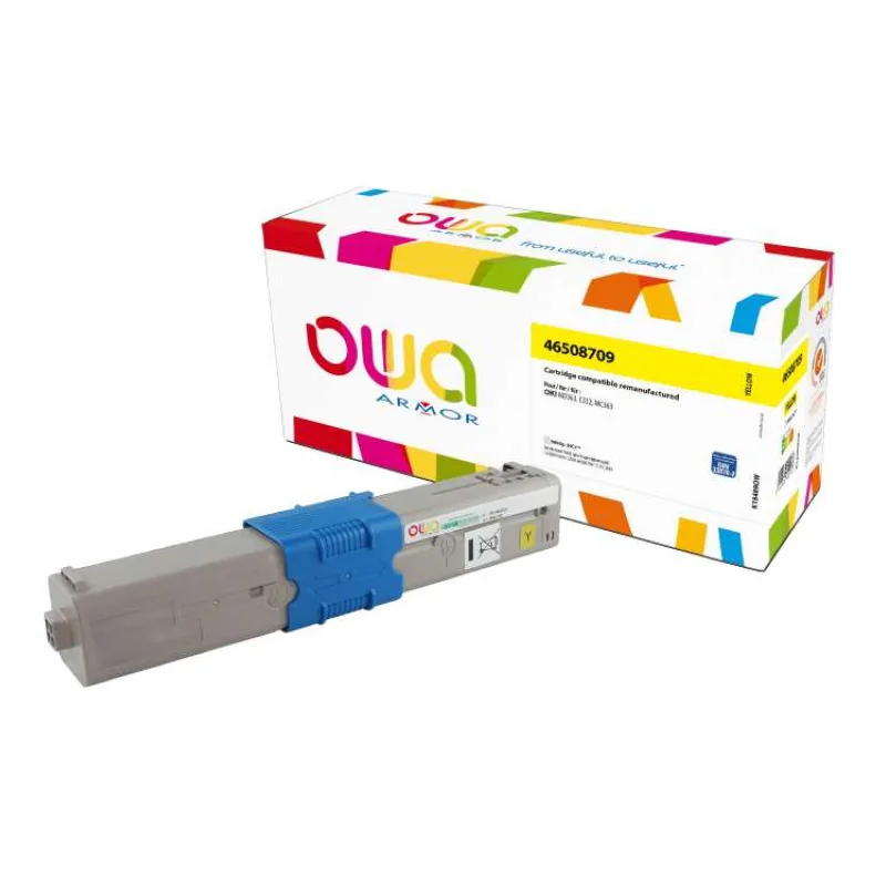 OWA Armor toner kompatibilný s OKI 46508709, 3000st, žltá/yellow (K18489OW)