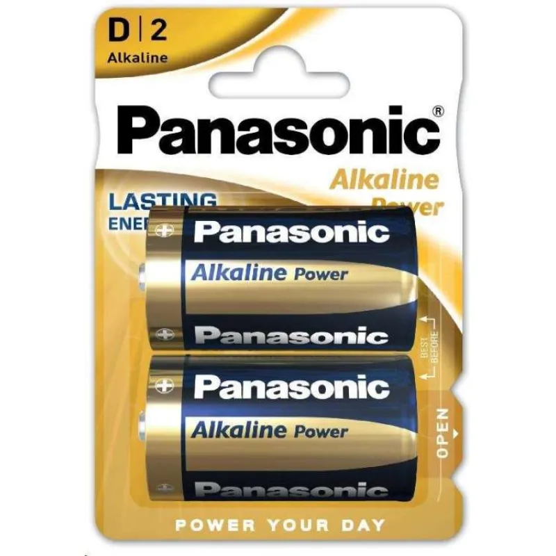 PANASONIC Alkalické baterie Alkaline Power LR20APB/2BP D 1,5V (Blistr 2ks) (5020,10)
