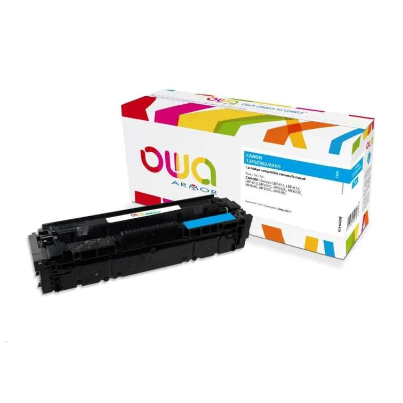 alt. toner OWA ARMOR pre CANON CRG-045H cyan i-SENSYNS LBP610C, iC MF630C (2200 str.) (K18164OW)