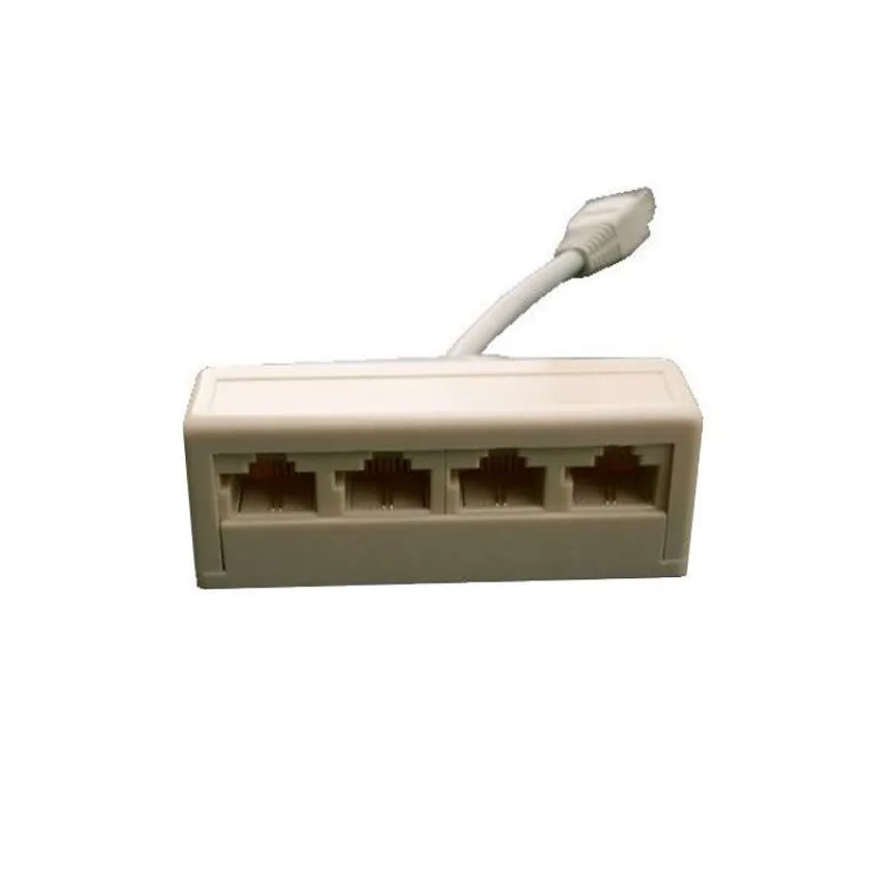 DATACOM Rozčtverka UTP CAT3 4xRJ45 (8p2c-1M/4F) (4206)
