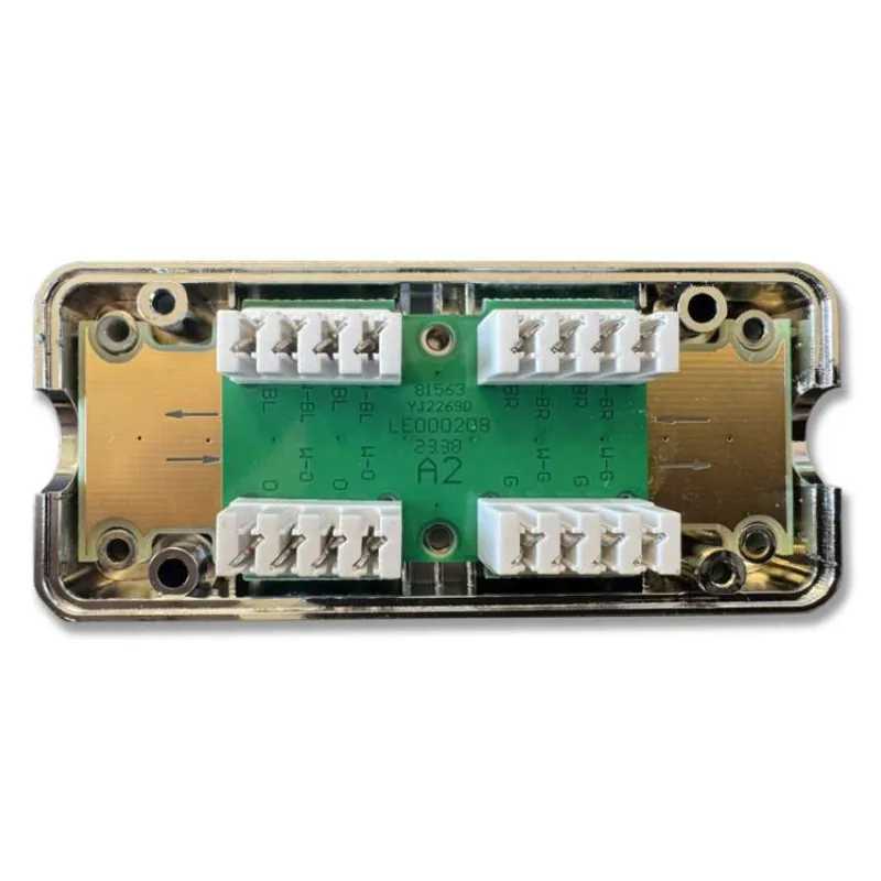 DATACOM Zárezová spojka STP CAT6A LSA SILVER (4236)