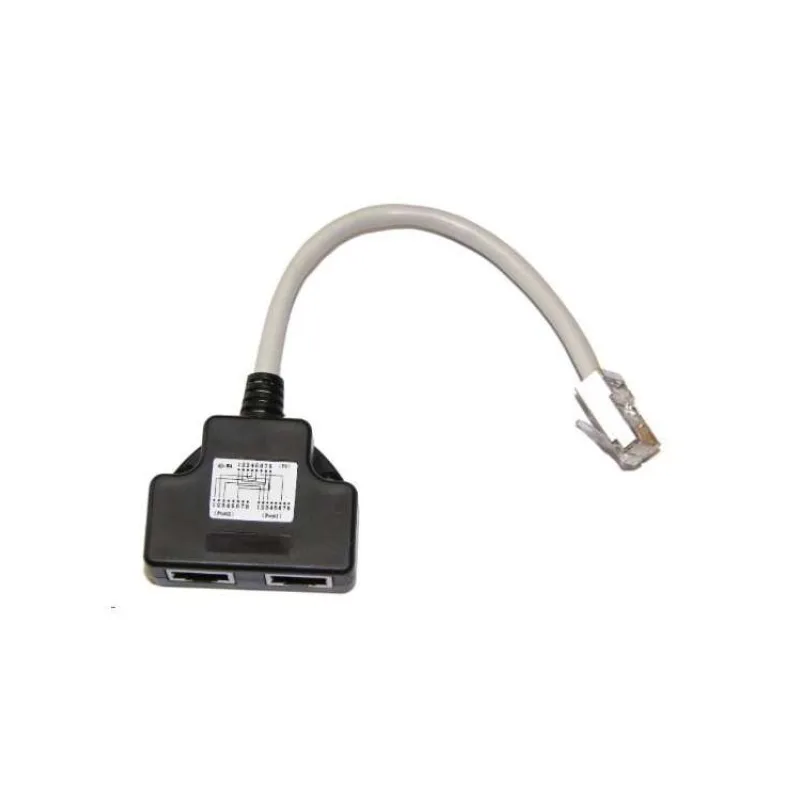 Adaptér rozdvojka RJ45, 1x8p8c/2x8p4c, PC-PC, stíněný (ADPC-PC)