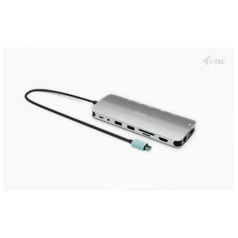 i-tec dokovací stanice USB-C Metal Nano 3x Display Dock, 2x HDMI 1x USB-C video, Power Delivery 140W (C31NANOTRIPLEDOCKPD)