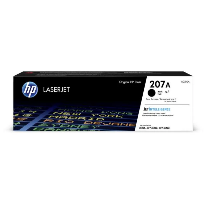 HP 207A Black LaserJet Toner Cartridge (W2210A)