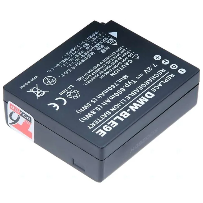 Baterie T6 power Panasonic DMW-BLE9, DMW-BLE9E, DMW-BLG10, DMW-BLG10E, BP-DC15, 700mAh, 5Wh (DCPA0024)