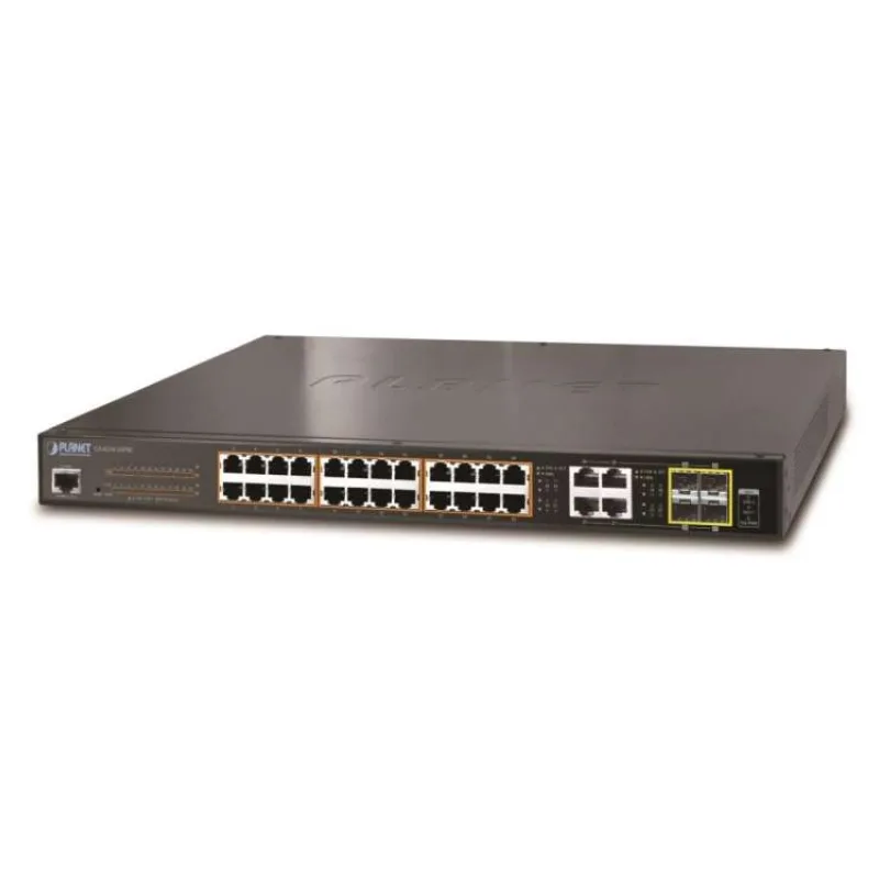 Planet GS-4210-24P4C L2 switch, 28x1Gb, 4x1Gb SFP, 24x PoE 802.3at 220W (GS-4210-24P4C)