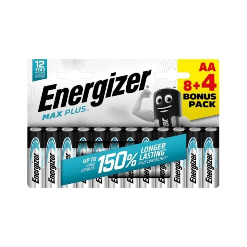 Energizer LR6/12 Max Plus AA 8+4 zdarma (EM011)