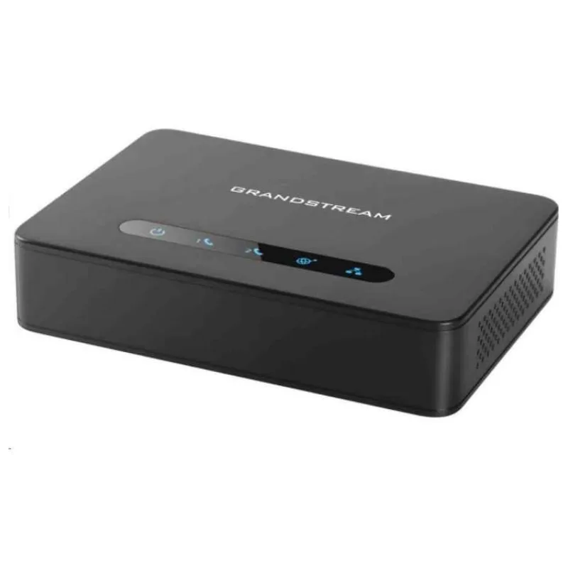 Grandstream HT812 (ATA), 2x FXS, 2 SIP účty, 1x Gbit LAN, NAT router, 3-cestná konf., auto-provis. (HT812_V2)