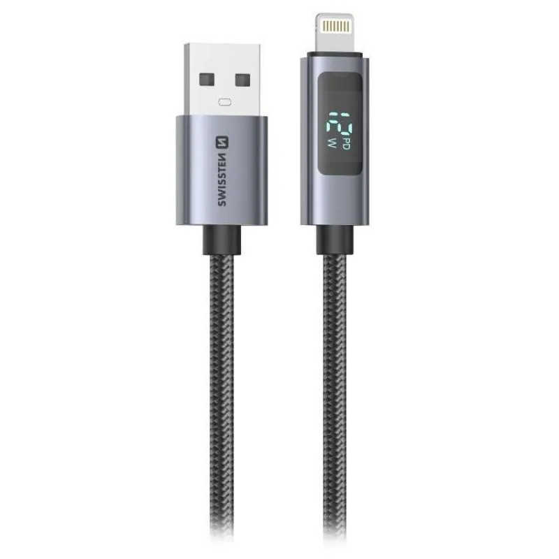 Swissten LCD kabel USB-A / lightning 1,5m (71551070)