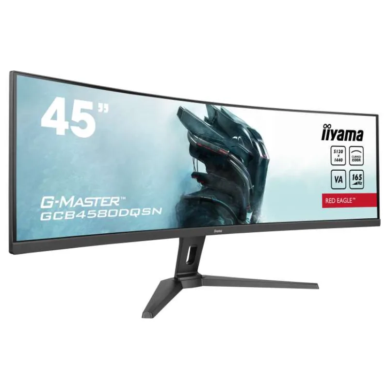 iiyama G-Master/GCB4580DQSN-B1/45"/VA/5120x1440/165Hz/0,8ms/Black/3R (GCB4580DQSN-B1)