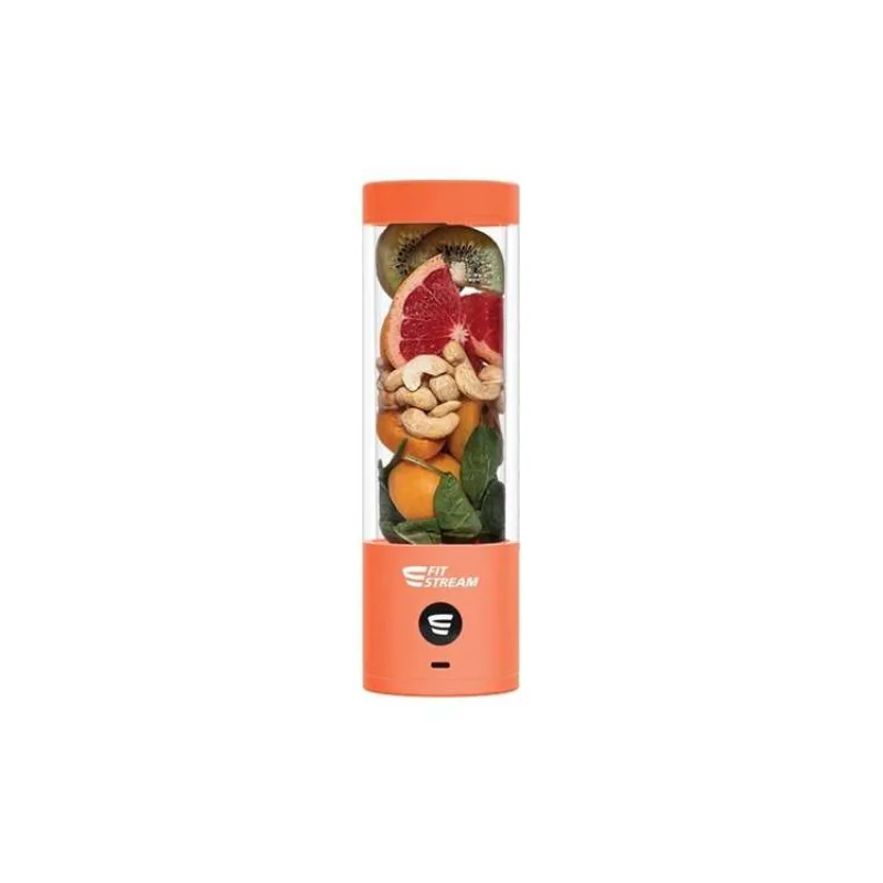 FitStream Pro Neon Orange, prenosný, USB nabíjatelný mixér (FitStreamPRO-Orange)