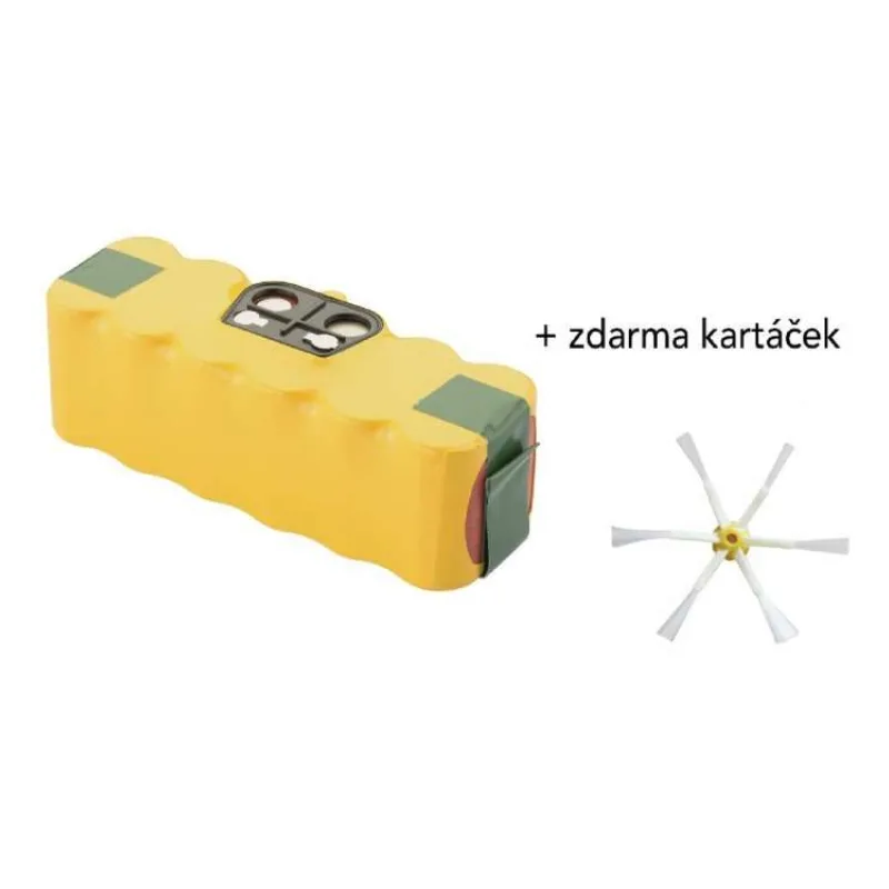 PATONA baterie pro robotický vysavač iRobot Roomba 3300mAh, 14,4V Ni-MH, pro sérii 5xx/6xx/7xx/8xx + kartáček ZDARMA (PT6035)