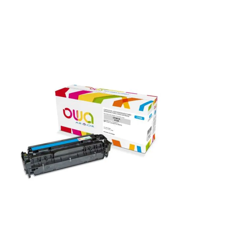 OWA Armor toner pre HP Color Laserjet Pro M476, 2700 strán, CF381A, modrá/cyan (K15750OW)