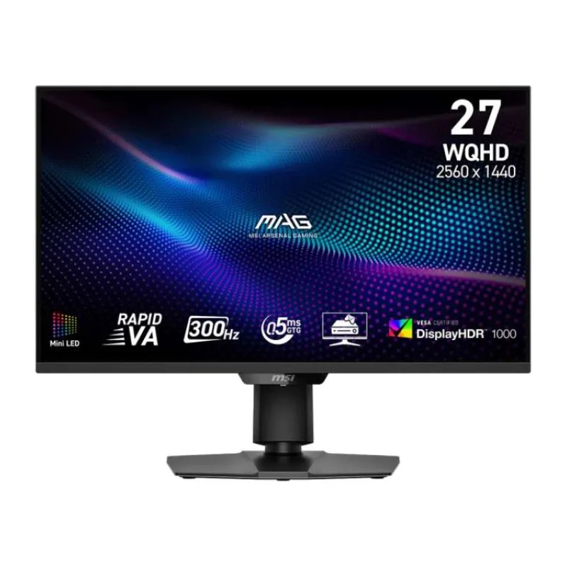 MSI LCD MAG 274QPF X30MV, 27", Rapid VA, 300Hz, VESA 100x100, Black, 2R (MAG 274QPF X30MV)
