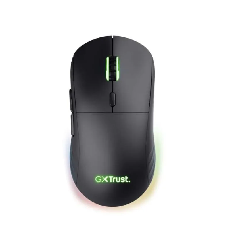 TRUST myš GXT927 Redex+ Gaming Mouse, Bezdrátová, optická, RGB, černá (25127)
