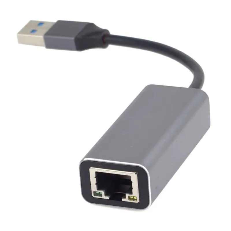 PremiumCord adaptér USB3.0 - LAN RJ45 ETHERNET 10/100/1000 MBIT Aluminium (kuethernet5)